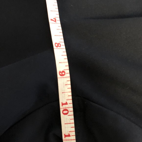 SoCa St. John Mid-Rise Navy Blue Crop Ankle Pants Zipper Pocket Trousers 8 - Picture 8 of 10